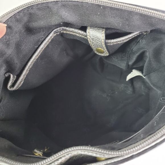 B.O.C. Born Concepts Womens Gray Buckle Shoulder Crossbody Purse 100622 - Picture 11 of 16